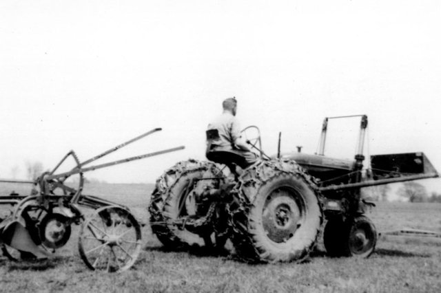 Wayne Watson on tractor